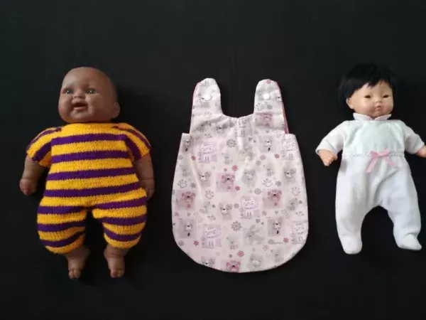 Gigoteuse pour Poupée "Chiens & Chats"