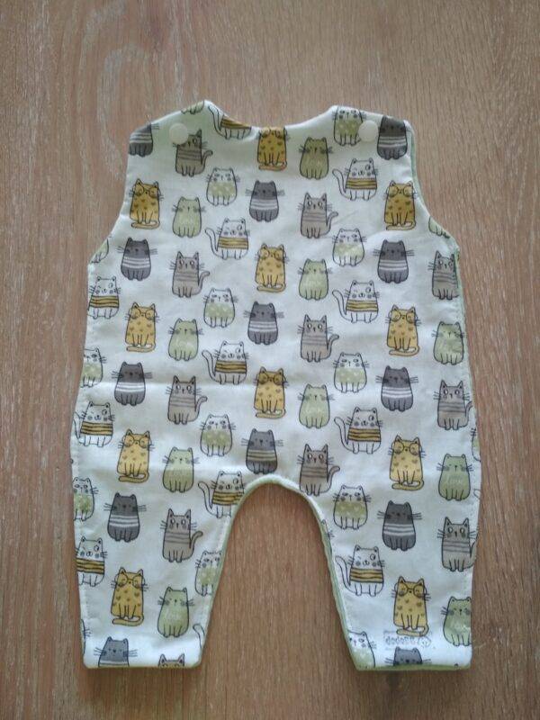 combi "chats vert jaune gris"