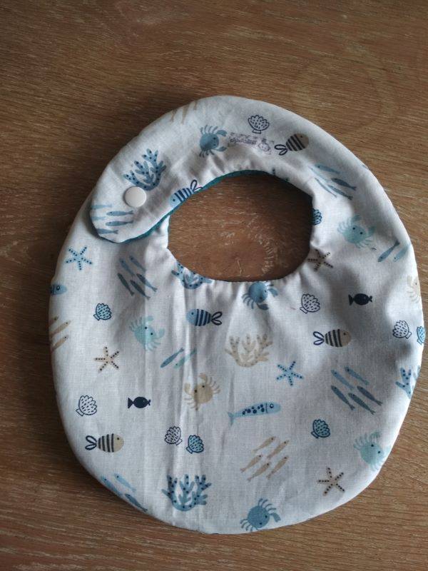 BAVOIR T1 "CRABES et POISSONS bleus"