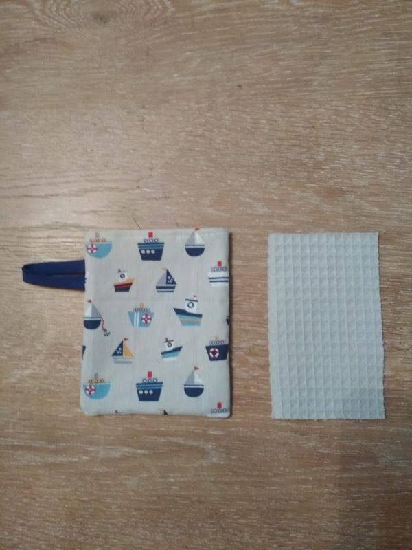 gant "mini bateaux bleus"